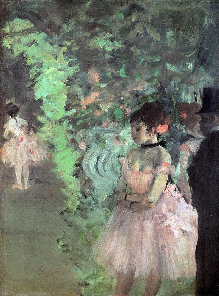  Edgar Degas Dancers Backstage - Hand Painted Oil Painting