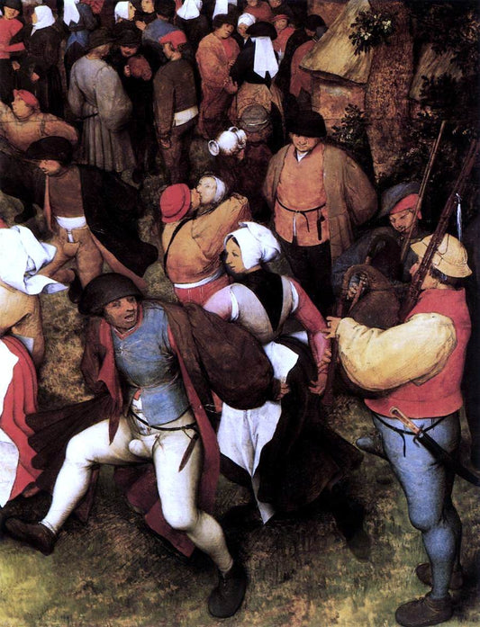  The Elder Pieter Bruegel Wedding Dance in the Open Air (detail) - Hand Painted Oil Painting