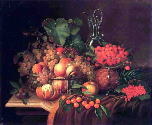  George Forster Still Life with Fruit - Hand Painted Oil Painting