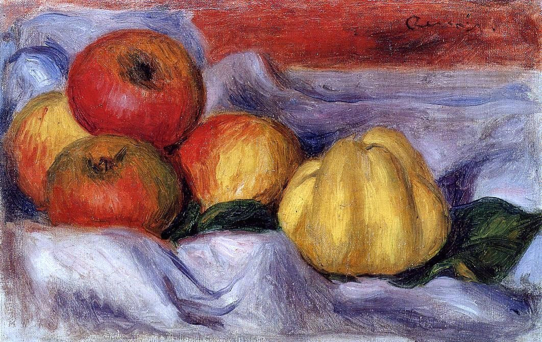  Pierre Auguste Renoir Still Life with Apples - Hand Painted Oil Painting