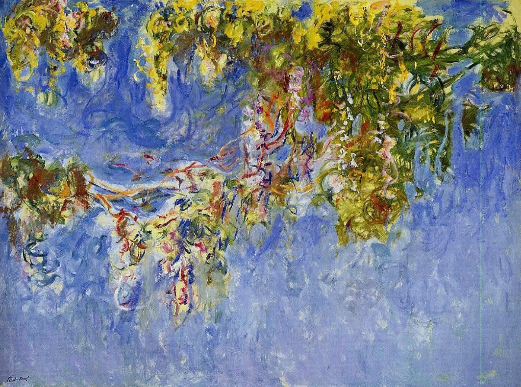 Claude Oscar Monet Wisteria - Hand Painted Oil Painting