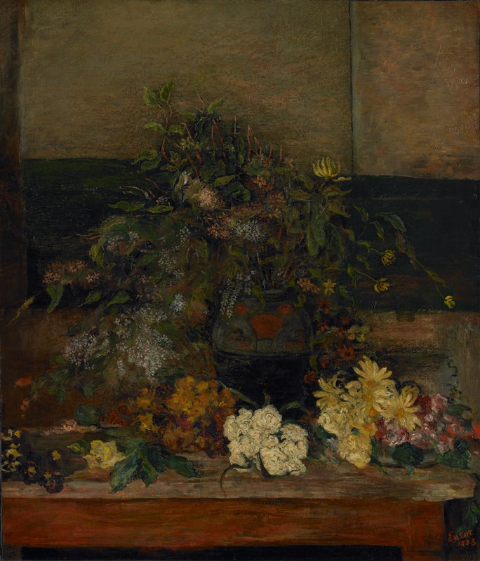 James Ensor Meadow Flowers - Hand Painted Oil Painting