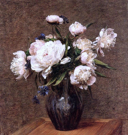  Henri Fantin-Latour Bouquet of Peonies - Hand Painted Oil Painting