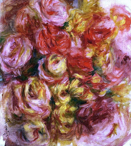  Pierre Auguste Renoir Study of Flowers - Hand Painted Oil Painting