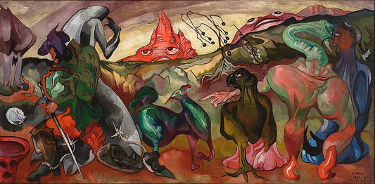 Stanislaw Ignacy Witkiewicz Fantasy - Fairy-Tale - Hand Painted Oil Painting
