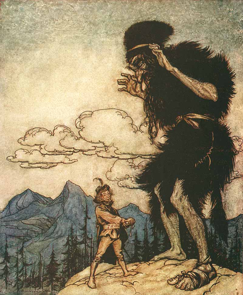 Arthur Rackham The Valiant Little Tailor - Hand Painted Oil Painting