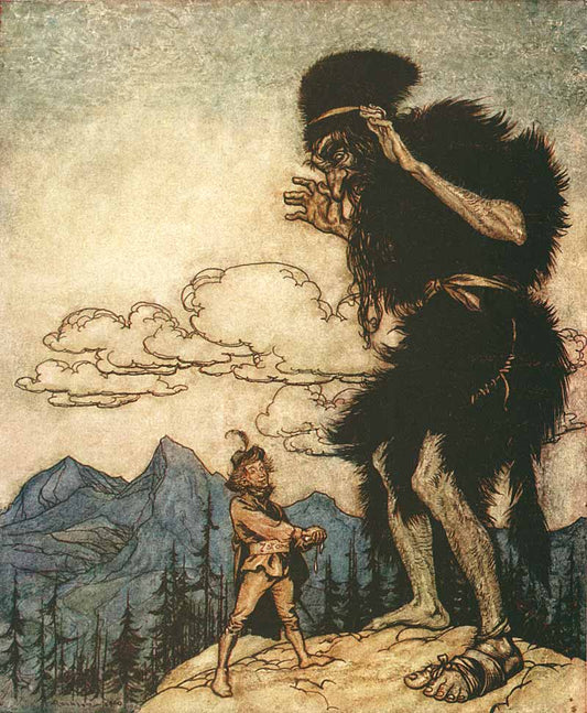 Arthur Rackham The Valiant Little Tailor - Hand Painted Oil Painting