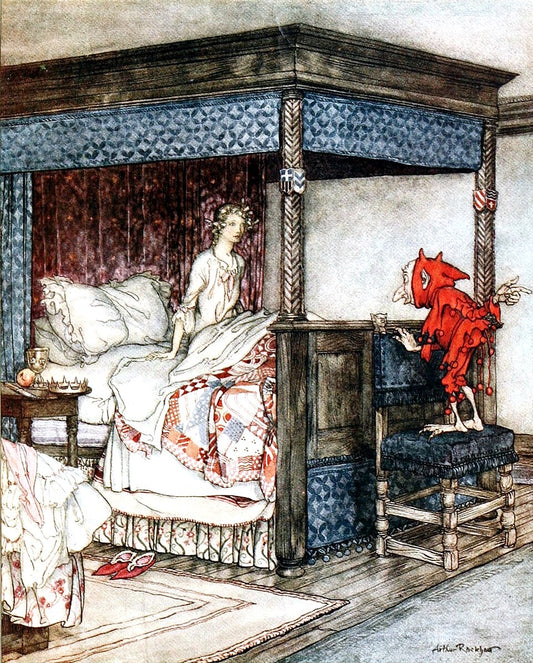 Arthur Rackham O waken, Waken, Burd Isbel - Hand Painted Oil Painting