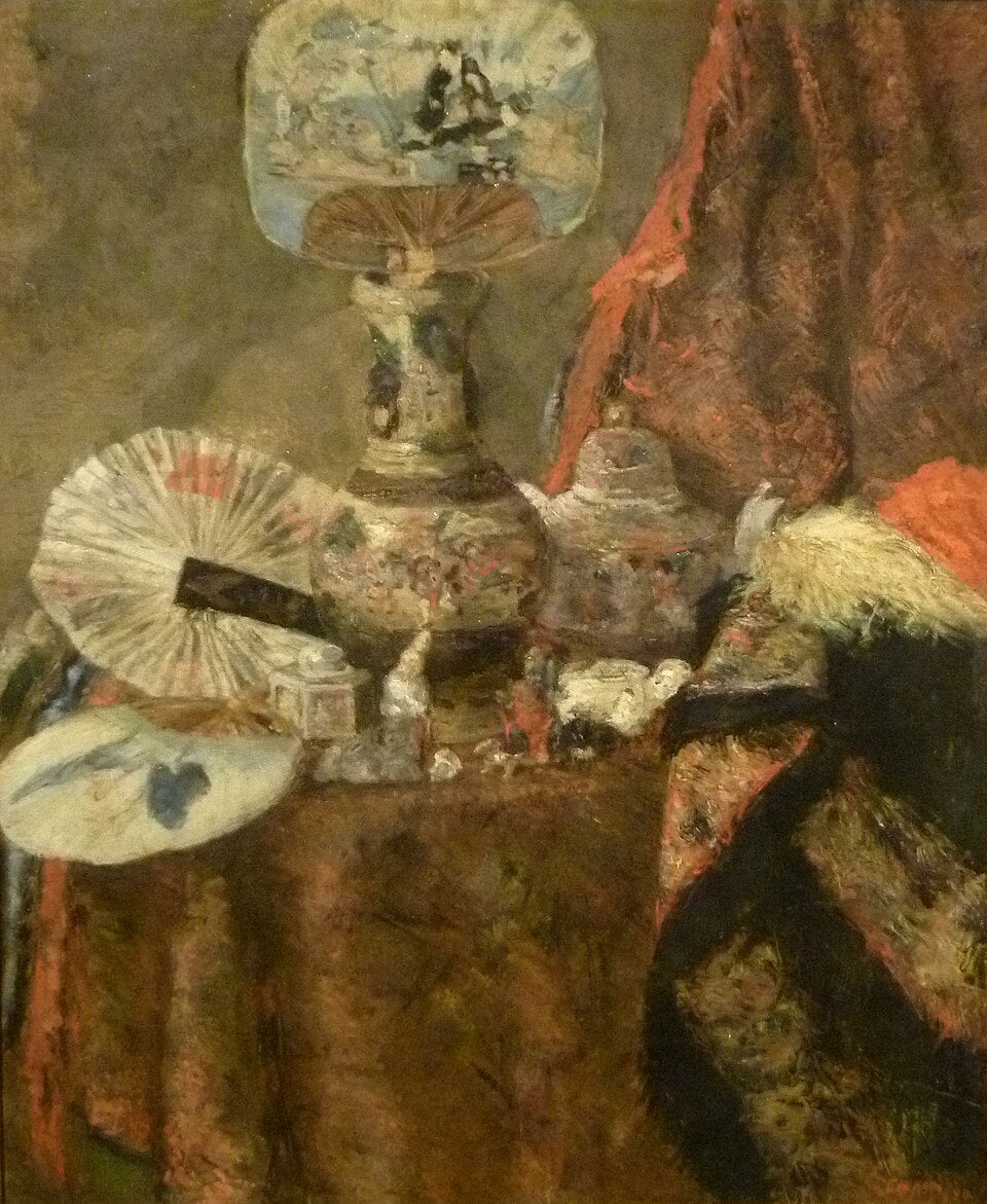 James Ensor Still Life with Chinoiseries - Hand Painted Oil Painting