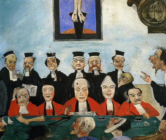 James Ensor The Good Judges - Hand Painted Oil Painting
