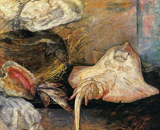 James Ensor Still Life with Ray - Hand Painted Oil Painting