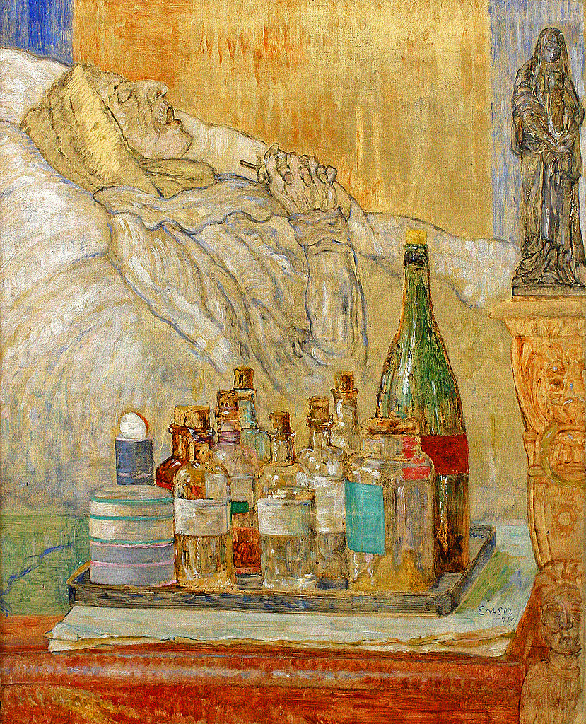 James Ensor My Dead Mother - Hand Painted Oil Painting
