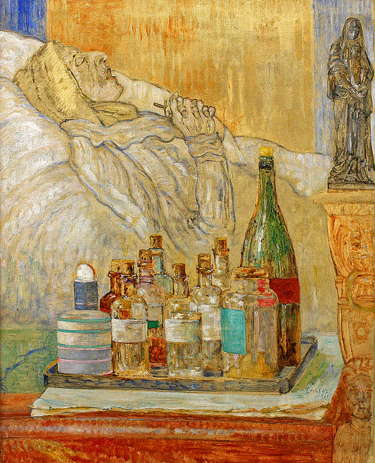 James Ensor My Dead Mother - Hand Painted Oil Painting