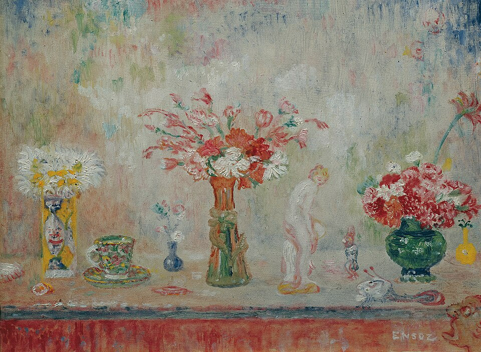 James Ensor Fantastic Still Life - Hand Painted Oil Painting