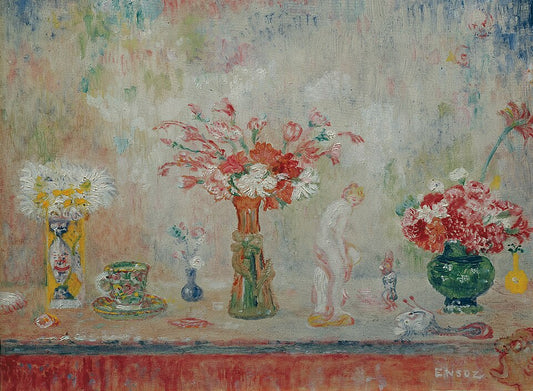 James Ensor Fantastic Still Life - Hand Painted Oil Painting