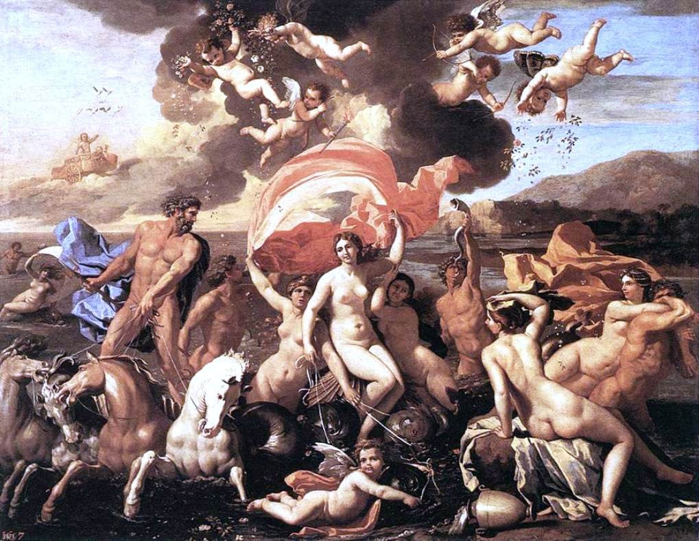  Nicolas Poussin The Triumph of Neptune - Hand Painted Oil Painting