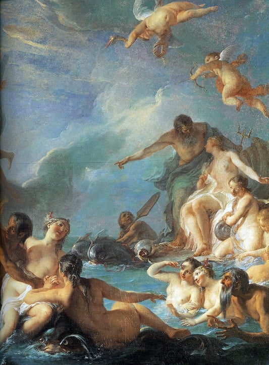  Noel-Nicolas Coypel The Rape of Europa (detail) - Hand Painted Oil Painting