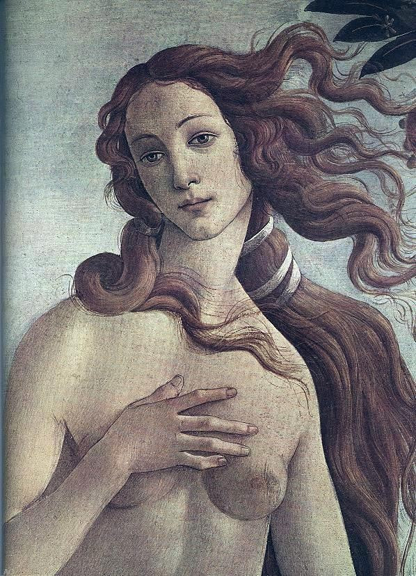  Sandro Botticelli The Birth of Venus [detail] - Hand Painted Oil Painting