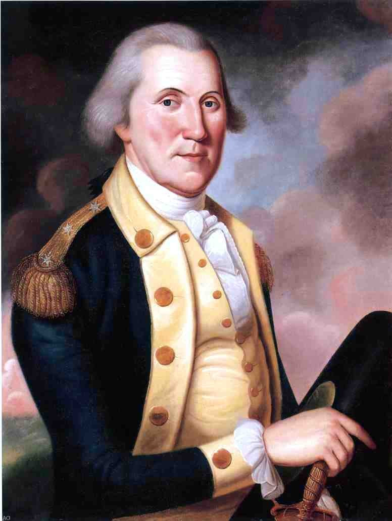  Charles Peale Polk Portrait of George Washington - Hand Painted Oil Painting