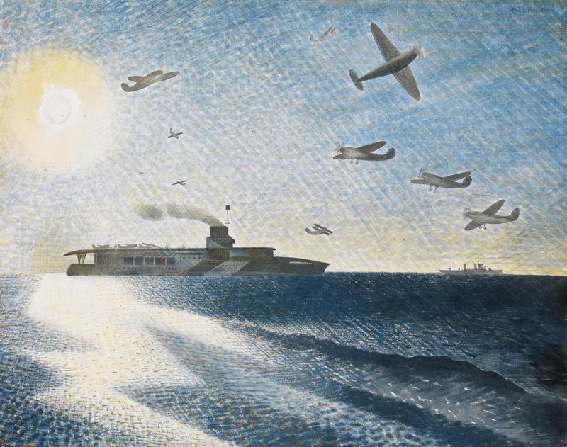 Eric Ravilious HMS Glorious in the Arctic - Hand Painted Oil Painting