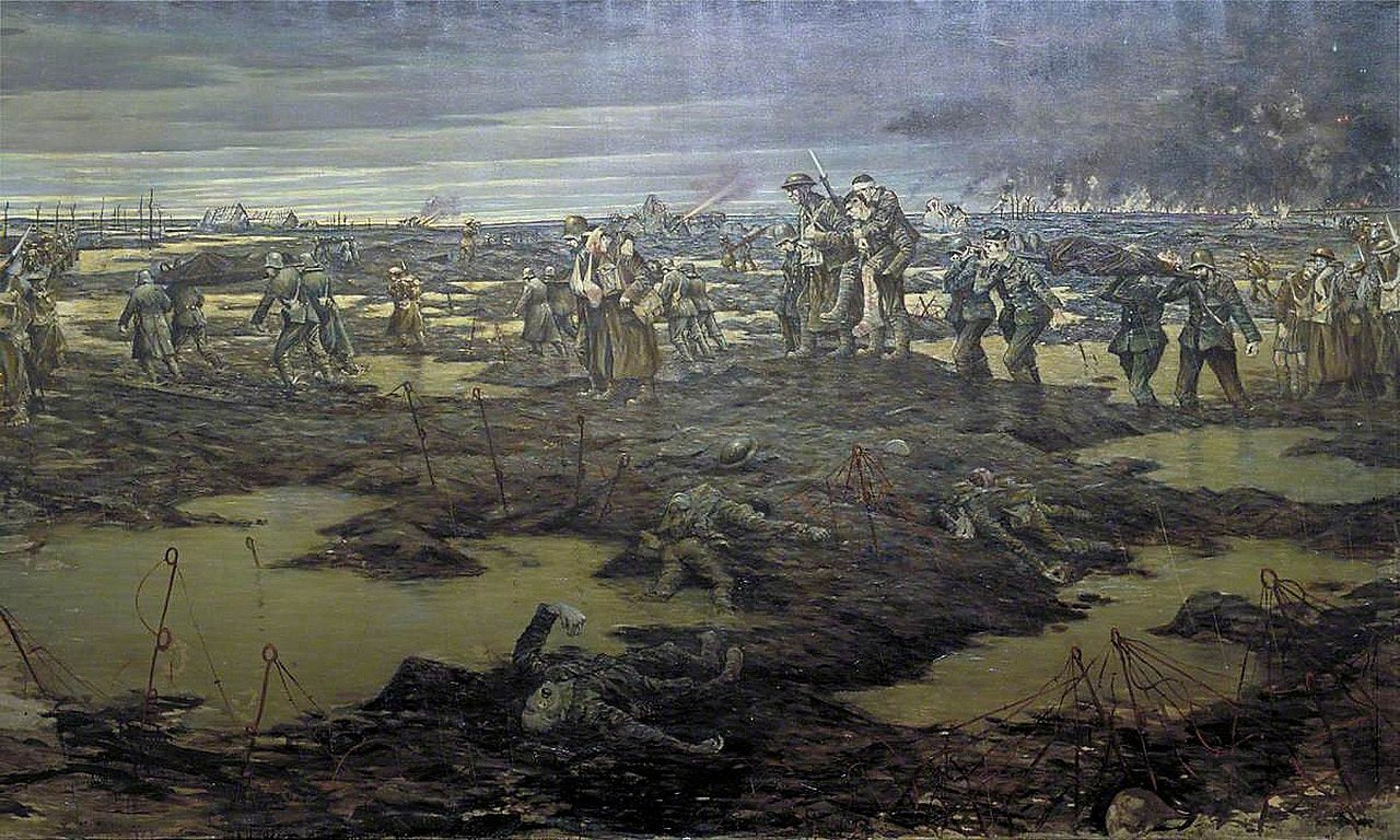 C. R. W. Nevinson The Harvest of Battle - Hand Painted Oil Painting