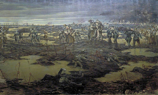 C. R. W. Nevinson The Harvest of Battle - Hand Painted Oil Painting