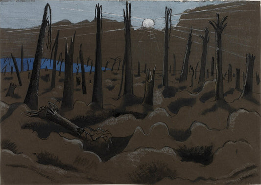 Paul Nash Sunrise, Inverness Copse - Hand Painted Oil Painting