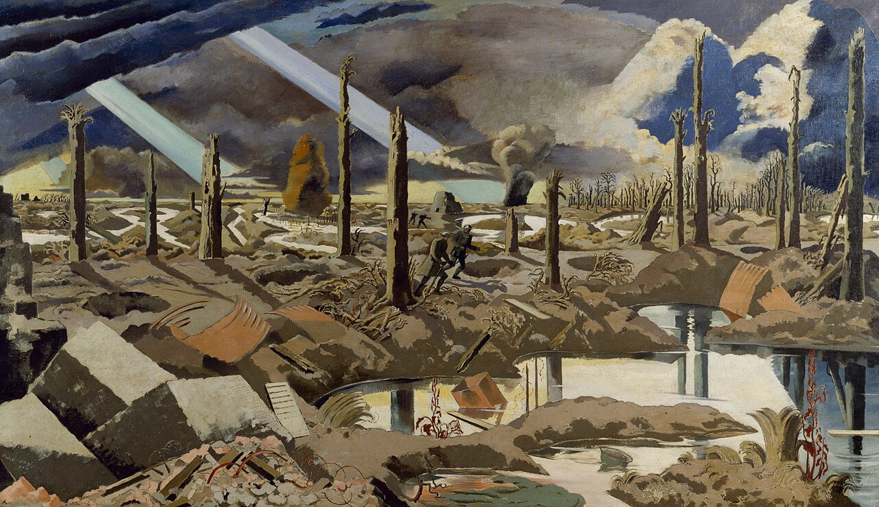 Paul Nash The Menin Road - Hand Painted Oil Painting