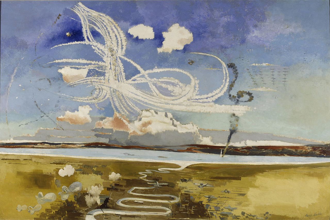 Paul Nash Battle of Britain - Hand Painted Oil Painting