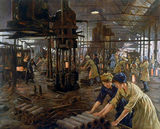 Stanhope Forbes The Munitions Girls - Hand Painted Oil Painting