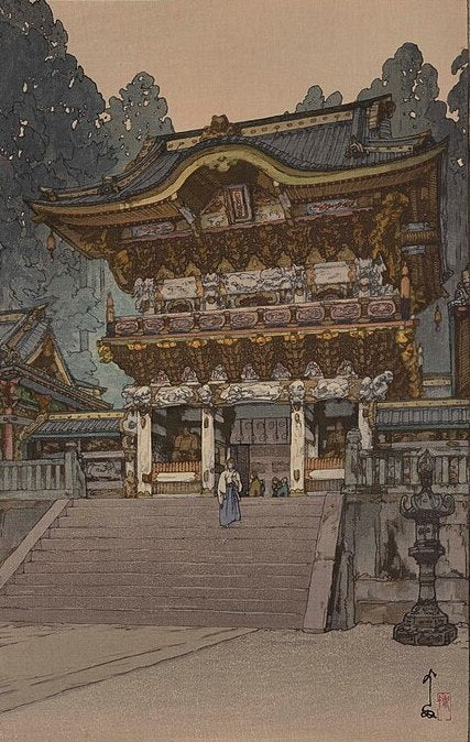 Hiroshi Yoshida Yomeimon - Hand Painted Oil Painting