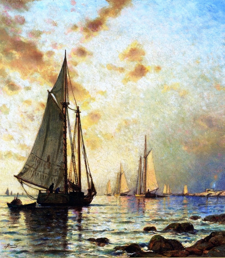  Arthur Wesley Dow A Bright Sky with a Breeze - Hand Painted Oil Painting