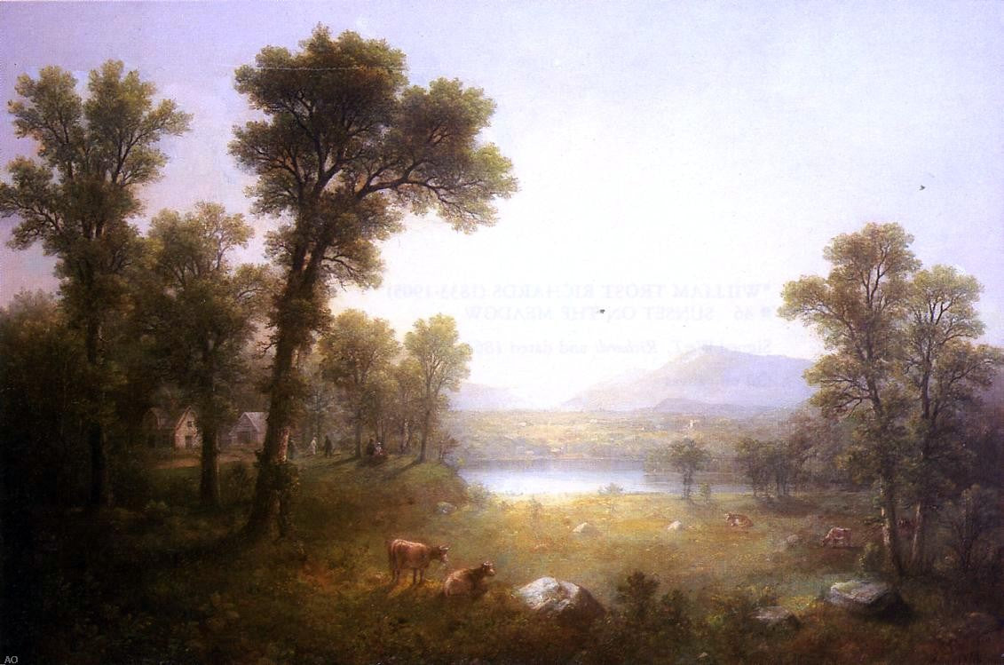  Asher Brown Durand Landscape Beyond the Tree - Hand Painted Oil Painting