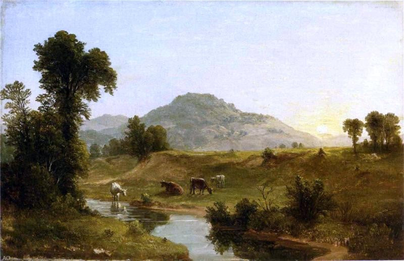  Asher Brown Durand Pastoral Scene - Hand Painted Oil Painting