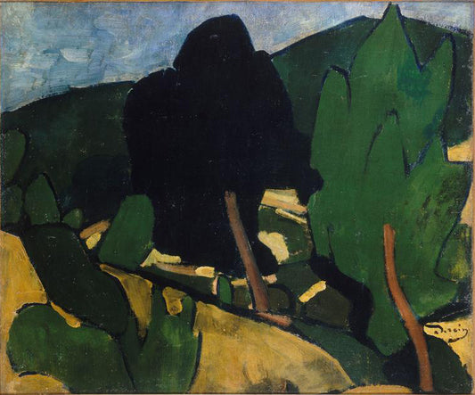 Andre Derain Paysage a Cassis - Hand Painted Oil Painting