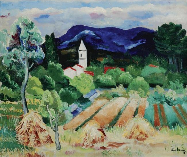 Moise Kisling Paysage de Provence - Hand Painted Oil Painting