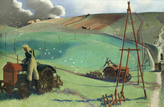 Percy Shakespeare December on the Downs - Hand Painted Oil Painting