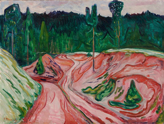 Edvard Munch From Thuringerwald - Hand Painted Oil Painting