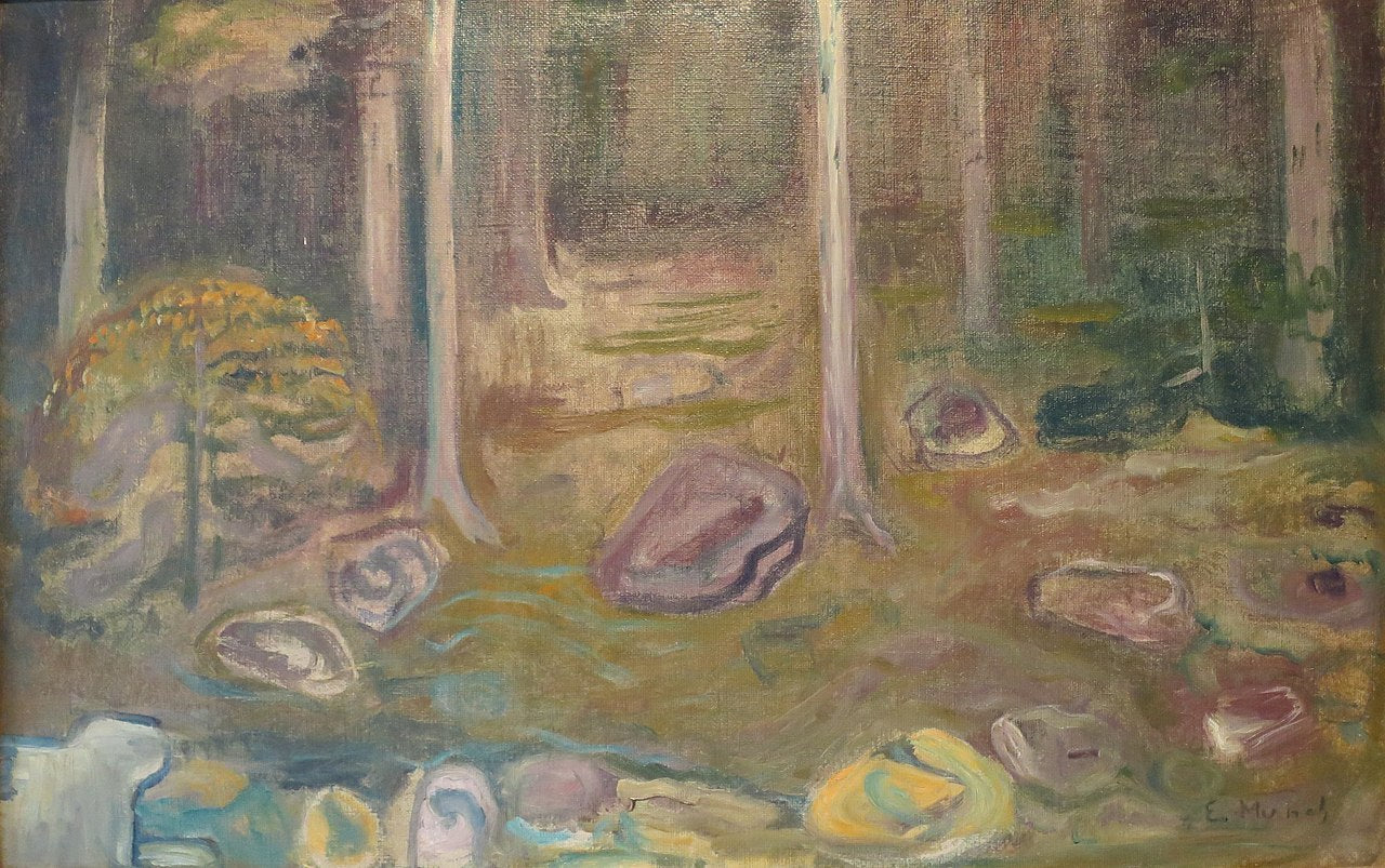 Edvard Munch Sketch for 'Ashes' - Hand Painted Oil Painting