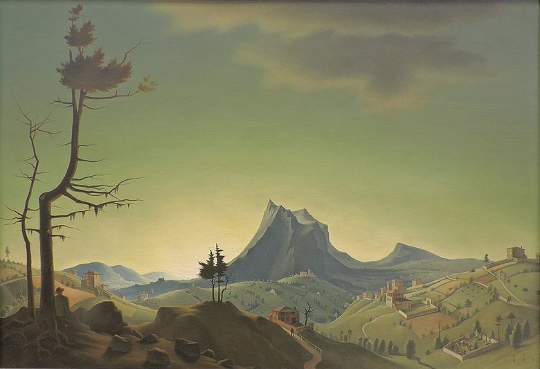 Franz Sedlacek Evening Landscape - Hand Painted Oil Painting
