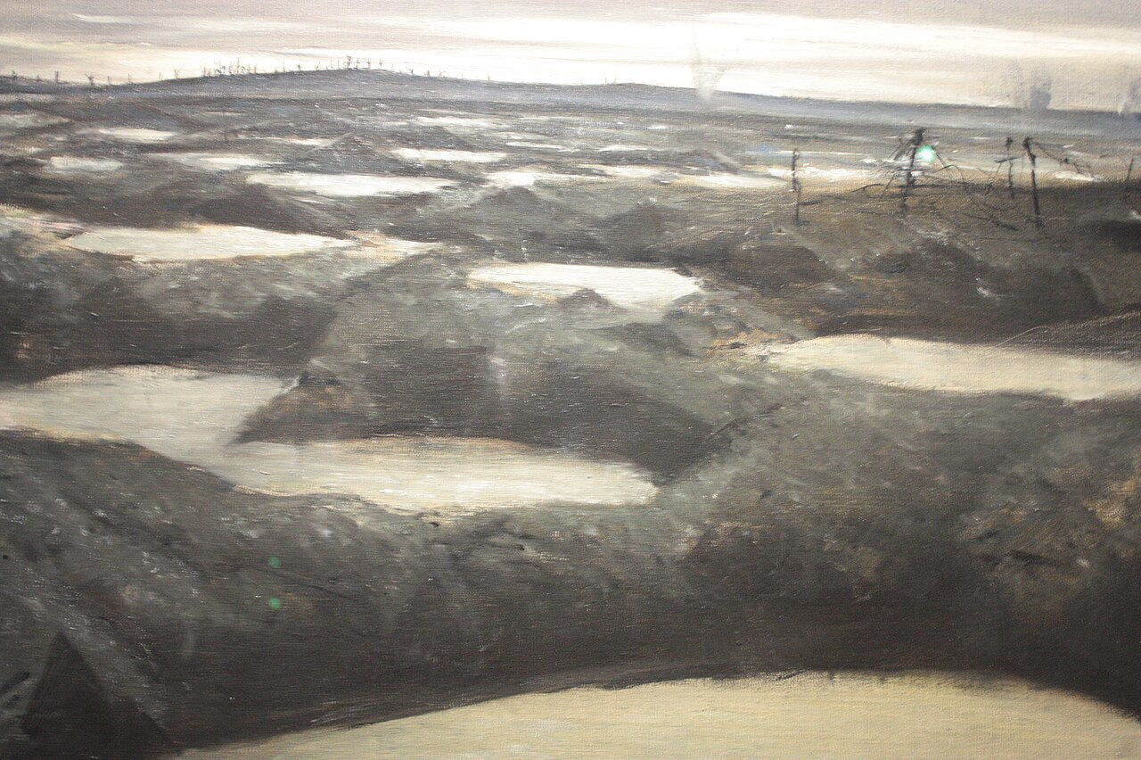 C. R. W. Nevinson After The Push - Hand Painted Oil Painting