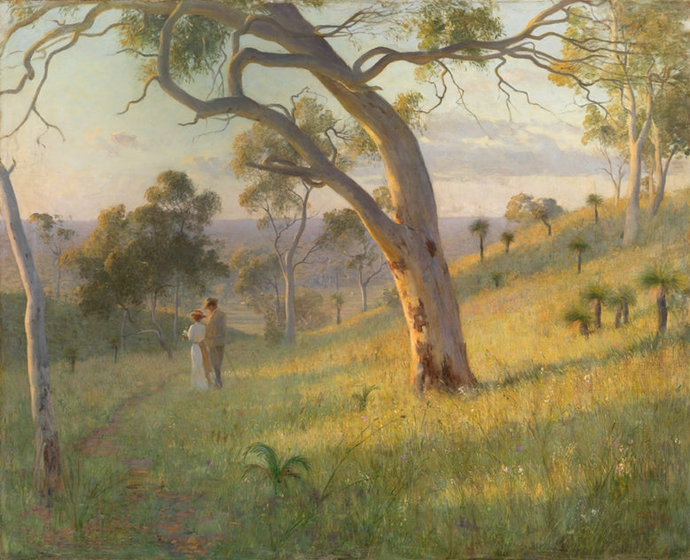 Florence Fuller A Golden Hour - Hand Painted Oil Painting