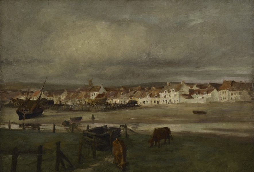 Rupert Bunny Etaples - Hand Painted Oil Painting
