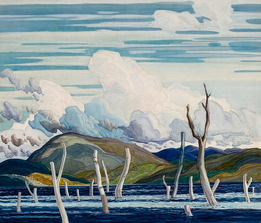 Franklin Carmichael Wabajisik Drowned Land - Hand Painted Oil Painting