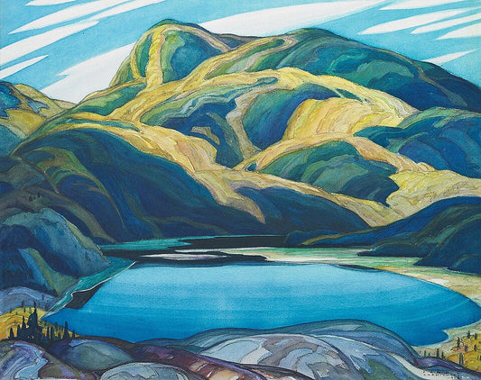 Franklin Carmichael Lone Lake - Hand Painted Oil Painting