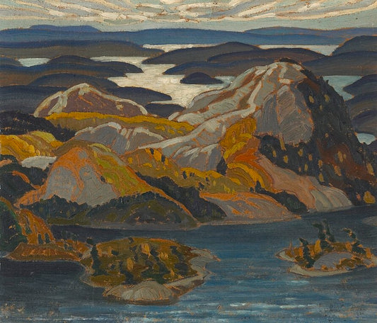 Franklin Carmichael Grace Lake - Hand Painted Oil Painting