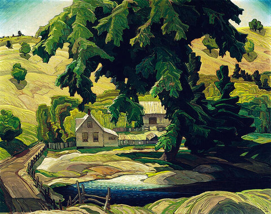 Franklin Carmichael Farm - Hand Painted Oil Painting