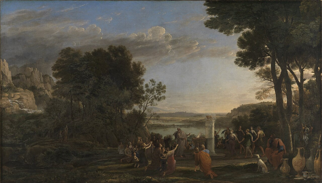 Claude Lorrain Worship of the Golden Calf - Hand Painted Oil Painting
