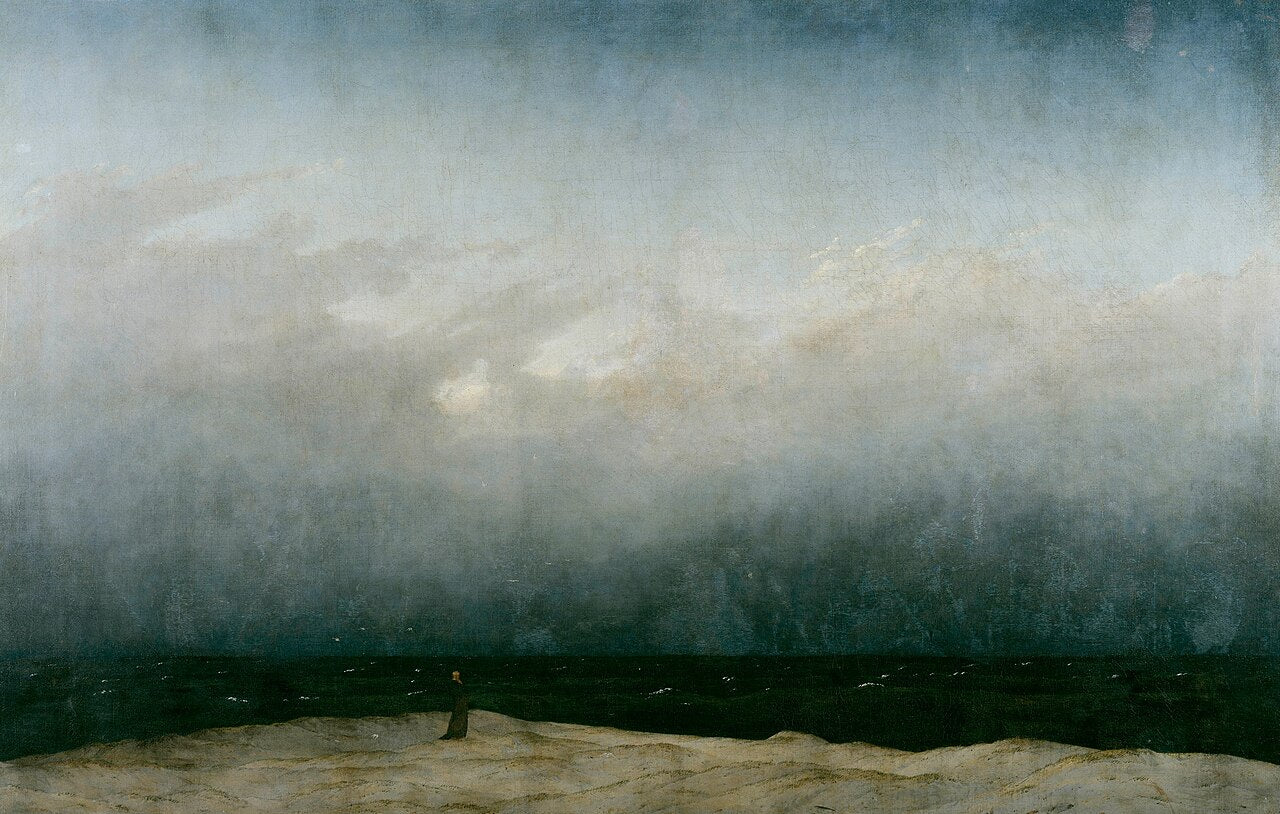 Caspar David Friedrich The Monk by the Sea - Hand Painted Oil Painting