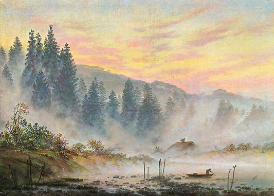 Caspar David Friedrich The Morning - Hand Painted Oil Painting